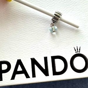 RETIRED Pandora Blue Bead Spacer charm
